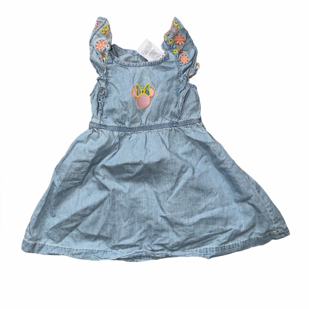 Vintage Minnie mouse Dress 100% cotton- with Embroidered Details